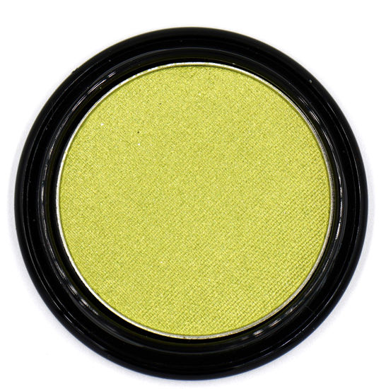 Picture of Pure Ziva Chartreuse Bright Neon Yellow Green Shimmer Pressed Powder Single Vegan Eyeshadow; Talc, Paraben & Cruelty Free