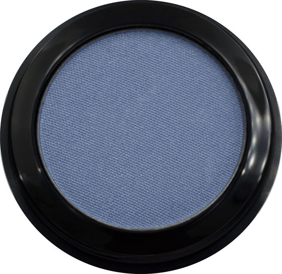 Picture of Pure Ziva Light Pale Blue Velvet Shimmering Robins Egg Opaque Pressed Powder Single Vegan Eyeshadow; Talc, Paraben & Cruelty Free