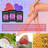Picture of Wax Beads for Hair Removal 10.5oz/ 300g, Auperwel Hard Wax Beans for Brazilian, Face, Bikini, Eyebrow, Legs, At Home Painless Waxing Beads for Women Men 3 packs
