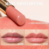 Picture of Oulac Moisturizing Shine Pink Peach Lipstick for Women - 2 in 1 Pink Peach Glossy Tinted Lip Balm, Hydrating Winter Lipstick for Dry Lips,Shine Juicy Finish Vegan 2.2g/0.07oz (13)