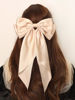 Picture of LFOUVRE Hair Accessories - Dotted Chain Bows, Bowknot Barrettes with Tails for Girls and Women, 3pcs