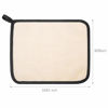 Picture of Tatuo 5 Pcs Exfoliating Face and Body Wash Cloths Towel Weave Bath Cloth Exfoliating Scrub Cloth Massage Bath Cloth for Women and Men, 10.63 x 9.05 Inch (Black Edge)