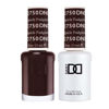 Picture of DND Gel Polish Set, Brown Collection, UV/LED Gel Polish and Air Dry Nail Lacquer, Matching Chip-Free Polish Duo, 750 Fudgsicle, 0.5 Fl Oz