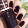 Picture of DND Gel Polish Set, Brown Collection, UV/LED Gel Polish and Air Dry Nail Lacquer, Matching Chip-Free Polish Duo, 750 Fudgsicle, 0.5 Fl Oz