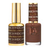 Picture of DND DC Gel Polish Set, Brown Collection, UV/LED Gel Polish and Air Dry Nail Lacquer, Matching Chip-Free Polish Duo, 319 Coffee Bean, 0.5 Fl Oz