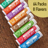 Picture of YesBes 64 Pack Lip Balm, Natural Lip Balm Bulk with Vitamin E and Coconut Oil, Moisturizing Lip Balm for Dry Cracked Lips, Lip Balm for Stocking Stuffers - 8 Flavors