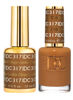 Picture of DND DC Gel Polish Set, Brown Collection, UV/LED Gel Polish and Air Dry Nail Lacquer, Matching Chip-Free Polish Duo, 317 Cookie Chips, 0.5 Fl Oz
