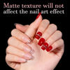 Picture of AILLSA Extra Short Coffin Nail Tips for Valentine's Day 15 Sizes Options Soft Gel Nails Tips Full Cover Matte Prefiled Coffin Nail Tips Clear Fake Nail Tips 240PCS with Storage Box
