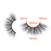 Picture of wiwoseo False Eyelashes Half Lashes Strip Natural Wispy Fluffy Faux Mink Lashes 14MM Eyelashes 10 Pairs Pack
