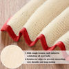 Picture of Tatuo 5 Pcs Exfoliating Face and Body Wash Cloths Towel Weave Bath Cloth Exfoliating Scrub Cloth Massage Bath Cloth for Women and Men, 10.63 x 9.05 Inch (Red Edge)
