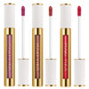 Picture of MAKI YIKA 3Pc Metallic Lipstick Long Lasting Pink Brown Red Glitter Lipsticks High Shine Lipstick No Smudge No Transfer Liquid Lip Gloss (Pink/Brown/Red)