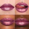 Picture of MAKI YIKA 3Pc Metallic Lipstick Long Lasting Pink Brown Red Glitter Lipsticks High Shine Lipstick No Smudge No Transfer Liquid Lip Gloss (Pink/Brown/Red)
