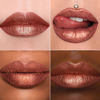 Picture of MAKI YIKA 3Pc Metallic Lipstick Long Lasting Pink Brown Red Glitter Lipsticks High Shine Lipstick No Smudge No Transfer Liquid Lip Gloss (Pink/Brown/Red)