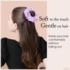 Picture of OLESILK 100% Mulberry Silk-Scrunchies for Hair Sleep, Women Grils Silk Hair Ties for Frizz & Breakage Curly Hair, No Damage, Elastics Ponytail Holder, 3 Pack