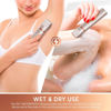 Picture of KAPHIO Bikini Trimmer for Women Pubic Hair: 2 in 1 Eletctric Razors for Women - Rechargeable Eletctric Shaver for Women - IPX7 Waterproof Bikini Trimmer for Underarm Leg Arm Body face (Rose Gold)
