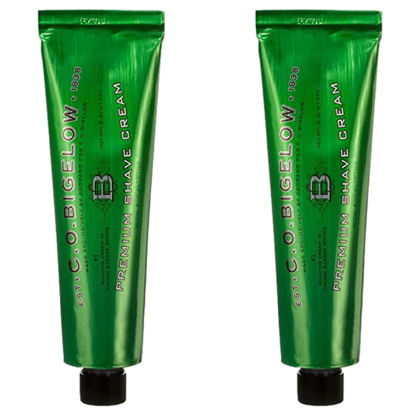 Picture of C.O. Bigelow Premium Shave Cream for Men with Eucalyptus and Coconut Oil, 5.2 Ounces, for All Skin Types Pack of 2