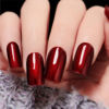Picture of COSMOO Hot Pink with Wine Red 2pcs Nail Polish, 12ml Quick Dry Nail Lacquer, Super Lustrous Nail Enamel Polish, Shimmer Iridescent Ultrachrome Nail Art Varnish, 0.41 fl oz/pcs (Hot Pink + Wine Red)