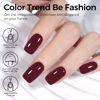 Picture of TOMICCA Red Gel Nail Polish, 1 Pcs Dark Red Gel Polish, Soak Off UV Cherry Red Nail Polish Gel, Long Lasting Gel Polish Burgundy Red Color Nail Art DIY Manicure Salon