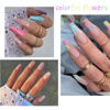 Picture of VOTACOS Flower Nail Art Stickers Decals 5D Embossed Nail Decals Spring Summer Daisy Nail Art Design Self-Adhesive Nail Supplies Accessories 3D Flower Nail Stickers for Women Nail DIY Decoration
