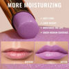 Picture of Oulac Purple Peach Lipstick - Moisturizing Lip Stick Glossy Tinted Lip Balm, Sheer Shine Juicy Finish, Lightweight and Hydrating Formula for Dry Lip Care, Vegan 2.2g/0.07oz (10)