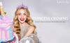 Picture of Kamirola - Queen Crowns and Tiaras Princess Crowns for Women and Girls Crystal Headbands for Bridal, Princess for Wedding and Party（01） (PURPLE & SILVER)