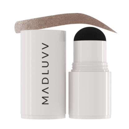 Picture of MADLUVV Brow Stamp Refill* - Color Stamp for Brows & Root Touch Up for Women & Men, Instantly Conceal Hair Loss, Grey Hair, Thinning Hair with Stain-Proof/Smudge-Proof Powder Formula (Medium Brown)