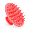 Picture of Meartchy Silicone Scalp Massager Shampoo Brush, Scalp Brush for Hair Growth & Dandruff Removal, Hair Scrubber Scalp Stimulator Exfoliator Brush with Soft Bristles for Wet Dry Scalp Care (Rose Red)