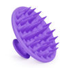 Picture of Meartchy Silicone Scalp Massager Shampoo Brush, Scalp Scrubber for Hair Growth (Purple)