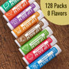 Picture of YesBes 128 Pack Lip Balm, Natural Lip Balm Bulk with Vitamin E and Coconut Oil, Moisturizing Lip Balm for Dry Cracked Lips, Lip Balm for Stocking Stuffers - 8 Flavors