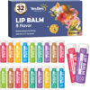 Picture of YesBes 32 Pack Lip Balm, Natural Lip Balm Bulk with Vitamin E and Coconut Oil, Moisturizing Lip Balm for Dry Cracked Lips, Lip Balm for Stocking Stuffers - 8 Flavors