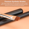 Picture of TEOYALL Thin Flat Eyeliner Brush, Precise Eyebrow Definer Brush, Concealer Brush for Cover Blemishes (Multifunctional Flat Brush)