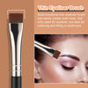 Picture of TEOYALL Thin Flat Eyeliner Brush, Precise Eyebrow Definer Brush, Concealer Brush for Cover Blemishes (Multifunctional Flat Brush)