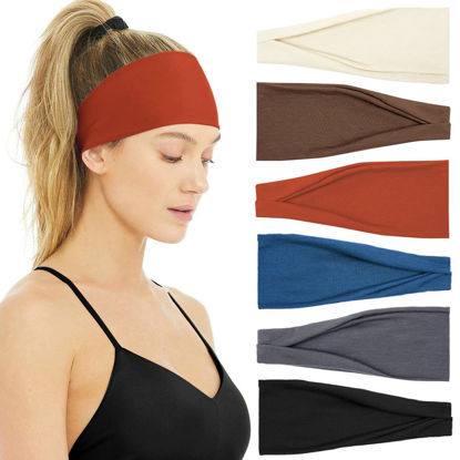 Picture of Huachi Women's Fashion Headbands Non Slip Headband Sweat Wicking Hair Bands