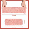Picture of Chuangdi 3 Pieces Spa Headband for Women Facial Makeup Headband Soft Terry Cloth Hairband for Washing Face Mask Spa Shower Gifts(Dark Pink, Dark Blue, Milky-White)