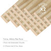 Picture of WENNALIFE Tape in Hair Extensions Human Hair, 40pcs 100g 22 inch Dirty Blonde Highlighted Bleach Blonde Hair Extensions Real Human Hair Straight Tape in Extensions Invisible Human Hair Extensions