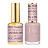 Picture of DND Gel DC Sheer Polish Set - 1 each of Gel Polish and Nail Polish, C’est la Vie, 0.5 Fl Oz