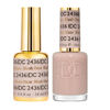 Picture of DND DC Gel Polish Set, Sheer Collection, UV/LED Gel Polish and Air Dry Nail Lacquer, Matching Chip-Free Polish Duo, 2436 Blush Haze, 0.5 Fl Oz