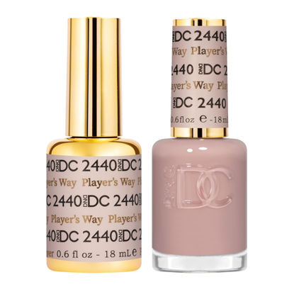 Picture of DND Gel DC Sheer Polish Set - 1 each of Gel Polish and Nail Polish, Player’s Way, 0.5 Fl Oz