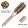 Picture of BANGMENG Round Barrel Anti-Static Hair Brush with Boar Bristles, Nano Thermal Ceramic Ionic Tech | For Extra Shine | Protect Hair, Enhance Texture, For Straightening & Drying (1 1/4 inch)