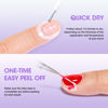Picture of Gellen Gel Polish Remover Latex Tape for Nails, Fast Drying Liquid Latex Nail Polish Barrier Peel off Latex Tape Gel Remover Kit Cuticle Guard for Nail Art Liquid Latex Barrier Protector