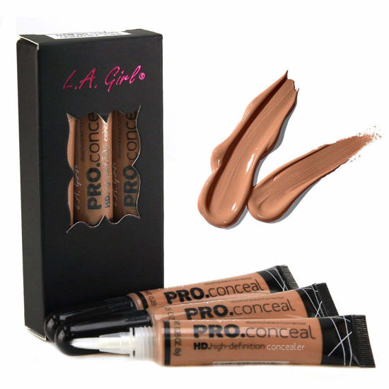 Picture of LA Girl HD Conceal High Definition Concealer (Chestnut)(pack of 3)