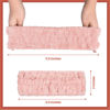 Picture of Chuangdi 3 Pieces Spa Headband for Women Facial Makeup Headband Soft Terry Cloth Hairband for Washing Face Mask Spa Shower Gifts(Blue, Pink, White)