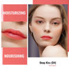 Picture of Oulac Coral Peach Red Lipstick for Women - Moisturizing Lip Stick Red, Glossy Tinted Lip Balm, Sheer Shine Juicy Finish, Lightweight and Hydrating Formula for Dry Lip Care, Vegan 2.2g/0.07oz (04)