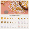 Picture of 80g Flatback Pearls and Rhinestones for Crafting, White Brown 3-10mm Resin Rhinestones and Half Pearls for Bedazzling, Nail Art and Dec with 3pcs 10ml B7000 Jewelry Glue, Tweezer and Pickup Pencil