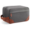 Picture of Vorspack Large Toiletry Bag Hanging Dopp Kit for Men Water Resistant Canvas Shaving Bag with Large Capacity for Home Travel - Light Grey