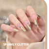Picture of GAOY Glitter Gel Nail Polish, 16ml Gold Sparkly Gel Polish, Diamond Shiny Glitter UV Gel for Nail Art, Soak Off Nail Polish Home DIY Manicure, 1991