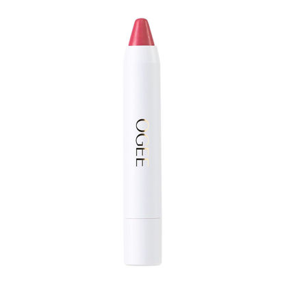 Picture of Ogee Tinted Sculpted Lip Oil - Lip Stain Made with 100% Organic Coconut Oil, Jojoba Oil, and Vitamin E - Best as Lip Balm, Lip Color or Lip Treatment - CAMELLIA