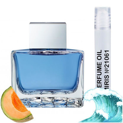 Picture of MIRIS Perfume Oil No.21061 | Impression of Blue Seduction Men | Men Roll-On Alcohol Free | 0.34 Fl Oz / 10 ml