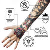 Picture of 8" x 8.5 Yard Tattoo Aftercare Waterproof Bandage, Tattoo Cover Up Tapes, Tattoo Supplies Care and Equipment Second Skin Protective Clear Sterile Safe Bandages