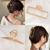 Picture of Mehayi 3 PCS Metal Large Hair Claw Clips for Thick Heavy Hair, Big Non-Slip Hair Catch Barrette Jaw Clamp, Strong Hold Claw Barrettes for Long Hair, Fashion Hair Styling Accessories for Women Girls